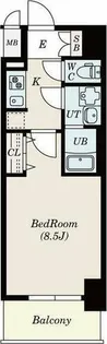 S-RESIDENCE金山West【6階】の間取り