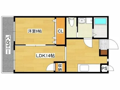 リファレンス三郎丸【1階】の間取り