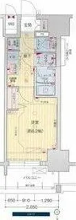プレサンスNAGOYAシティオ【4階】の間取り