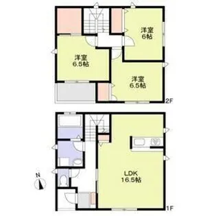 愛知県名古屋市西区稲生町6丁目【一戸建】の間取り