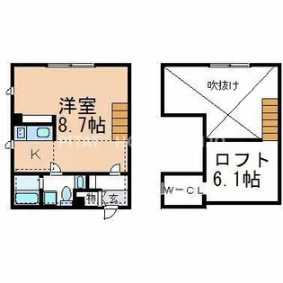 プリマグランデ安城 弐番館【105号室】の間取り