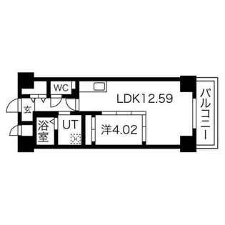 Primal千種stelo【13階】の間取り