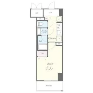 ドゥナーレ辻町【3階】の間取り