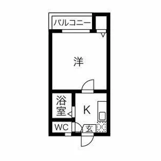 プチ・メゾン・ド・クローバー【2階】の間取り