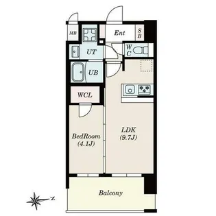 CREST TAPP平安通【2階】の間取り