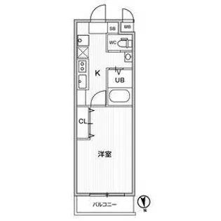 A・City名港【2階】の間取り