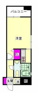 エステートモア・博多公園通り【912号室】の間取り