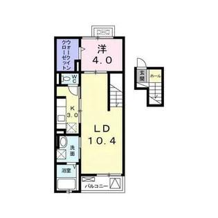 ルミナス ハート【4階】の間取り