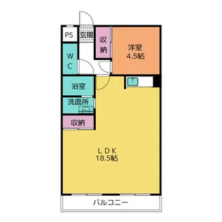 エスパシオ野並【3階】の間取り