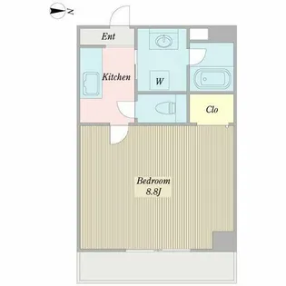 M3ELMundo【203号室】の間取り