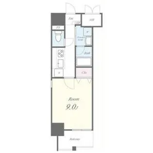 トレヴィ高岳【9階】の間取り