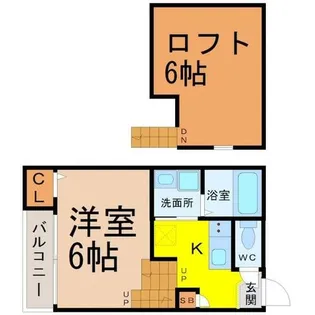 ブライトコート【1階】の間取り