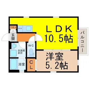 LUCE(ルーチェ)【2階】の間取り