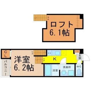 LUNA FORZA新守山【1階】の間取り