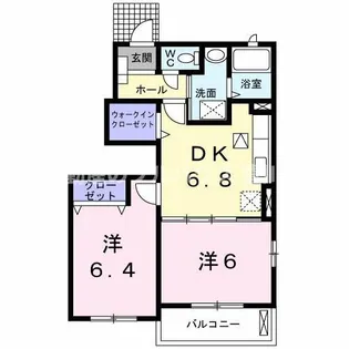カルムA棟【1階】の間取り