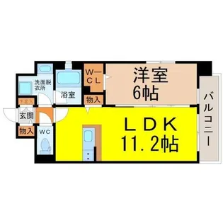 愛知県名古屋市西区則武新町2丁目【マンション】の間取り