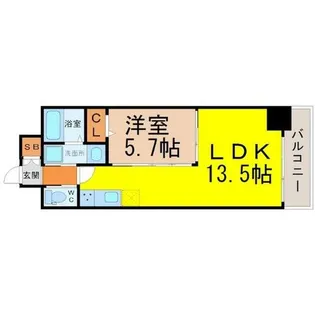愛知県名古屋市東区泉3丁目【マンション】の間取り