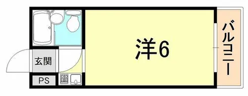 ダイドーメゾン御影【1階】の間取り
