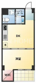 オークビル【601号室】の間取り