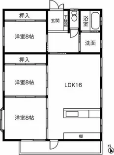 さくらビル【301号室】の間取り