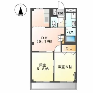 ブランシェ【3階】の間取り