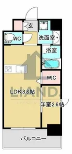 アルティザ博多ベイコート【6階】の間取り