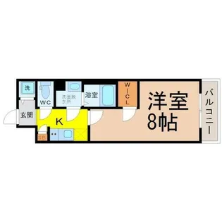 エスリード上前津ツヴァイテ【8階】の間取り