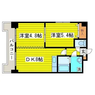 αNEXT本町【2階】の間取り