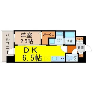 エステムコート名古屋サウスプレミオ【4階】の間取り
