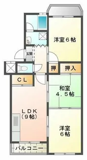 荒木マンション【1階】の間取り