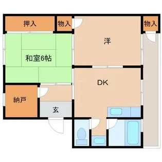 メゾン武庫川【4階】の間取り
