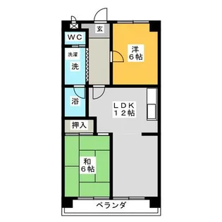 ハイツハピネス【3階】の間取り