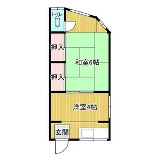 浜田文化【2階】の間取り