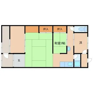 兵庫県尼崎市大島1丁目【一戸建】の間取り