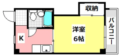 エミネンス喜志部【1階】の間取り