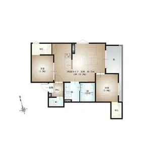 REGALEST堺初芝【202号室】の間取り