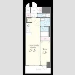 ファンファーレ黄金【13階】の間取り