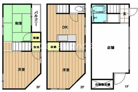 大阪府寝屋川市春日町【一戸建】の間取り
