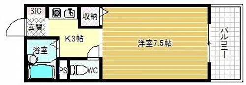 シェモア【2階】の間取り