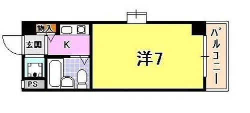 ハーバーヒル大倉山【3階】の間取り