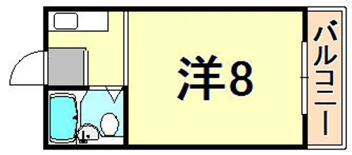 甲子園ピース【3階】の間取り