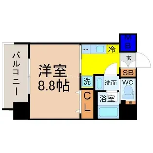 ルーエ池下【10階】の間取り