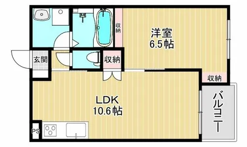 リアノーラ平野WEST【3階】の間取り