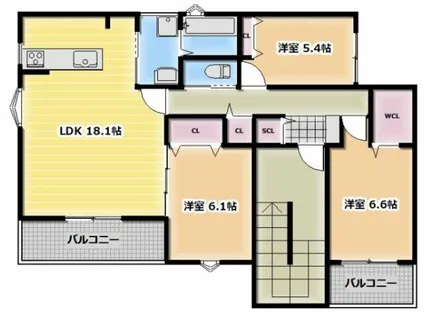M-Premier村野東町【2階】の間取り