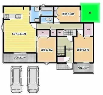 M-Premier村野東町【1階】の間取り