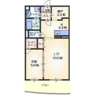 ロゼックII南大高【3階】の間取り