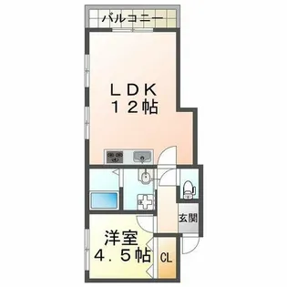M&Cビル【4階】の間取り