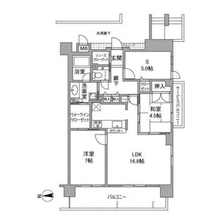 デュオプレステージ姫路駅前【4階】の間取り