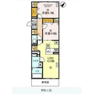 サンパティーク東町【1階】の間取り