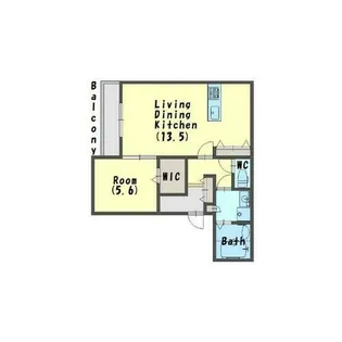 シエーナ芦屋【1階】の間取り